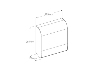 Merida Suszarka do rąk  SLIMSTAR, stal matowa (EIM105) - Suszarka do rąk Merida  SLIMSTAR, stal matowa