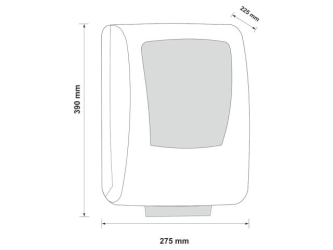 Merida Automatyczny bezdotykowy podajnik ręczników papierowych w rolach  ONE AUTOMATIC MAXI, tworzywo ABS (CEC501)