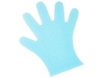 Merida Rękawice hybrydowe antypoślizgowe niebieskie, opakowanie 200 szt., rozmiar L (TRN524)